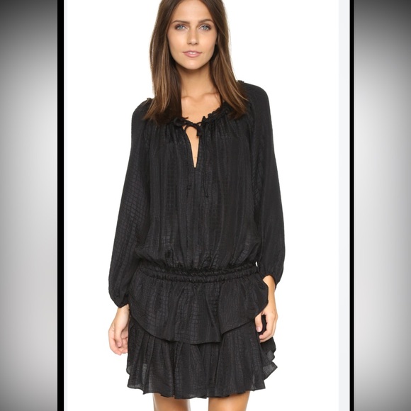 LoveShackFancy Dresses & Skirts - LoveShackFancy Textured Black minidress